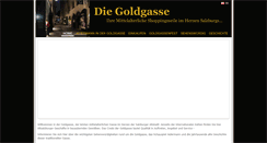 Desktop Screenshot of goldgasse.com